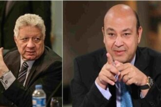 عمرو أديب يُحَرَّر ضده محضر من مرتضى منصور بتهم السب والقذف والتشهير