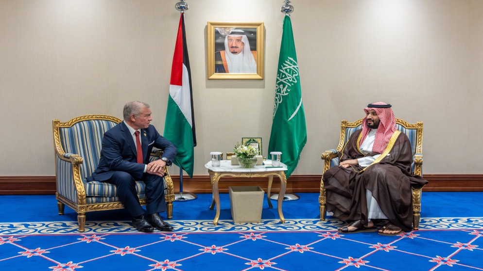 الملك وولي العهد السعودي يبحثان العلاقات الثنائية ومستجدات المنطقة