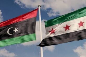 ليبيا مشكورة من سوريا"صورة"