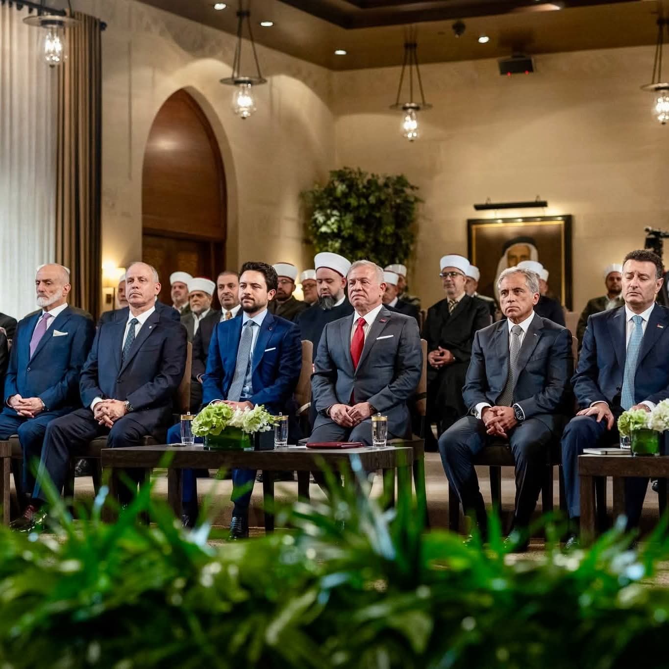 الملك وولي العهد يحضران فعالية دينية بمناسبة المولد النبوي