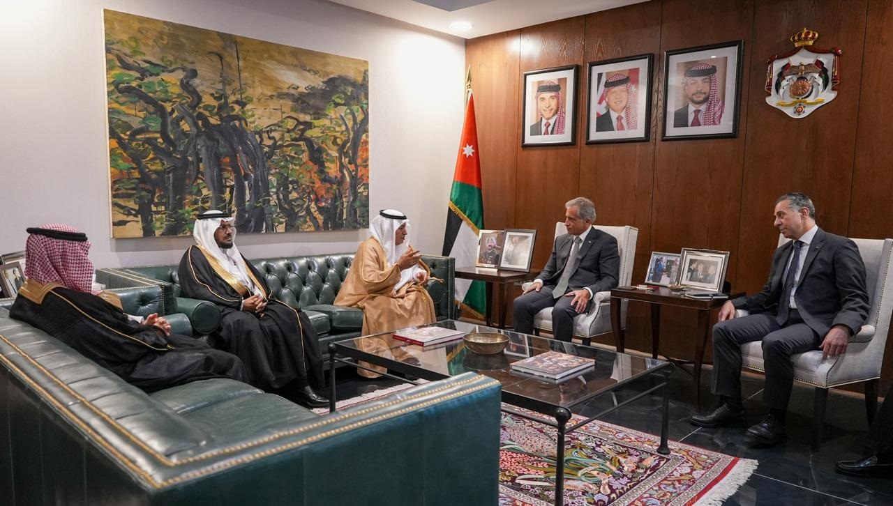 حسان يستقبل رئيس اتحاد الغرف التجارية السعودية قبل ملتقى الأعمال