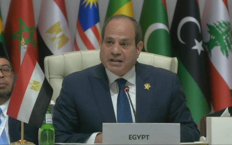 عاجل| السيسي: العدوان الإسرائيلي على الدوحة تجاوز كل الحدود ويمثل تهديدًا للاستقرار الإقليمي