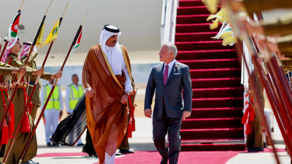 عاجل| الملك لأمير قطر: سنواصل العمل سويا من أجل خدمة القضايا العربية والإسلامية
