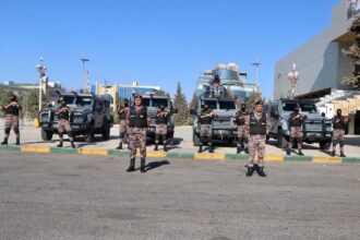 نشامى الأمن العام يؤمن مباراة الحسين إربد والفيصلي ضمن الموسم الكروي 2025-2026