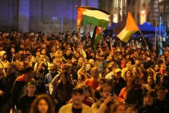 مظاهرات دولية احتجاجاً على اعتراض إسرائيل أسطول الصمود إلى غزة