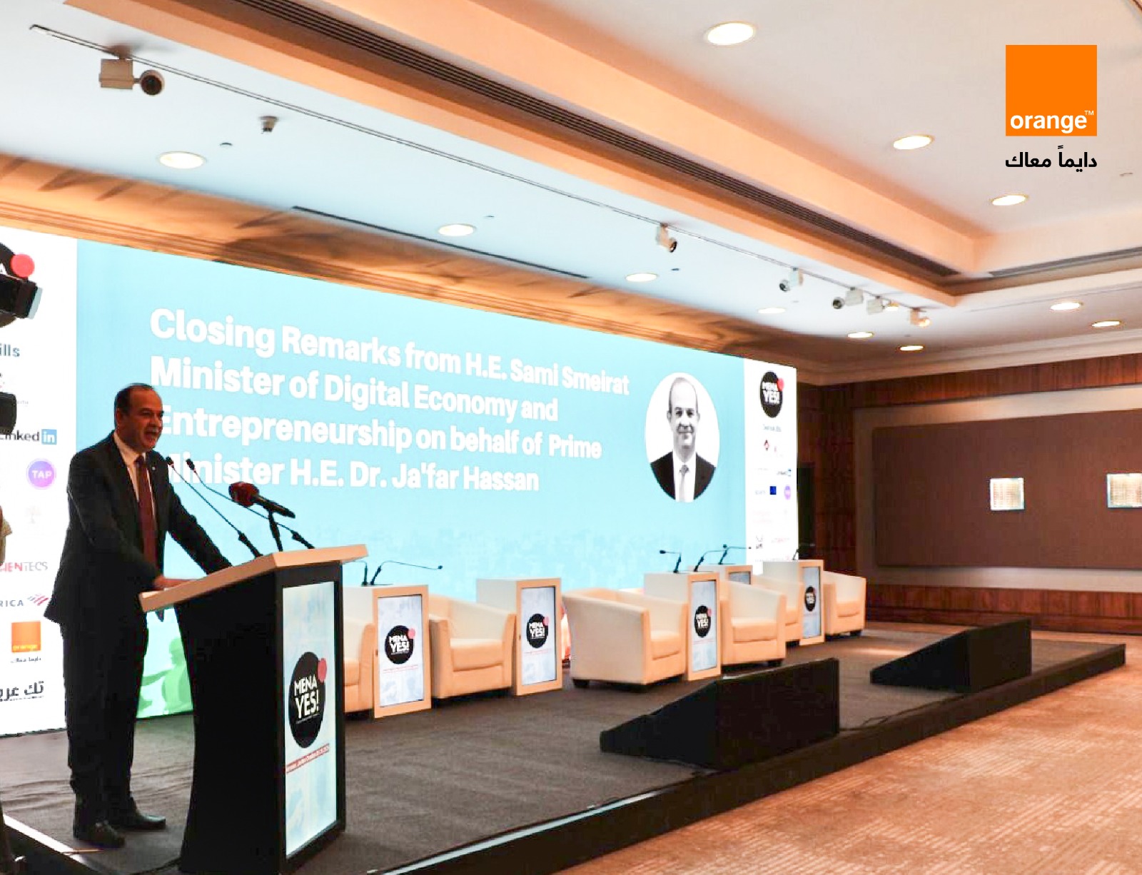 صورة حول : Orange Jordan Sponsors MENA YES! 2025 Conference to Empower Youth Orange Jordan Sponsors MENA YES! 2025 Conference to Empower Youth