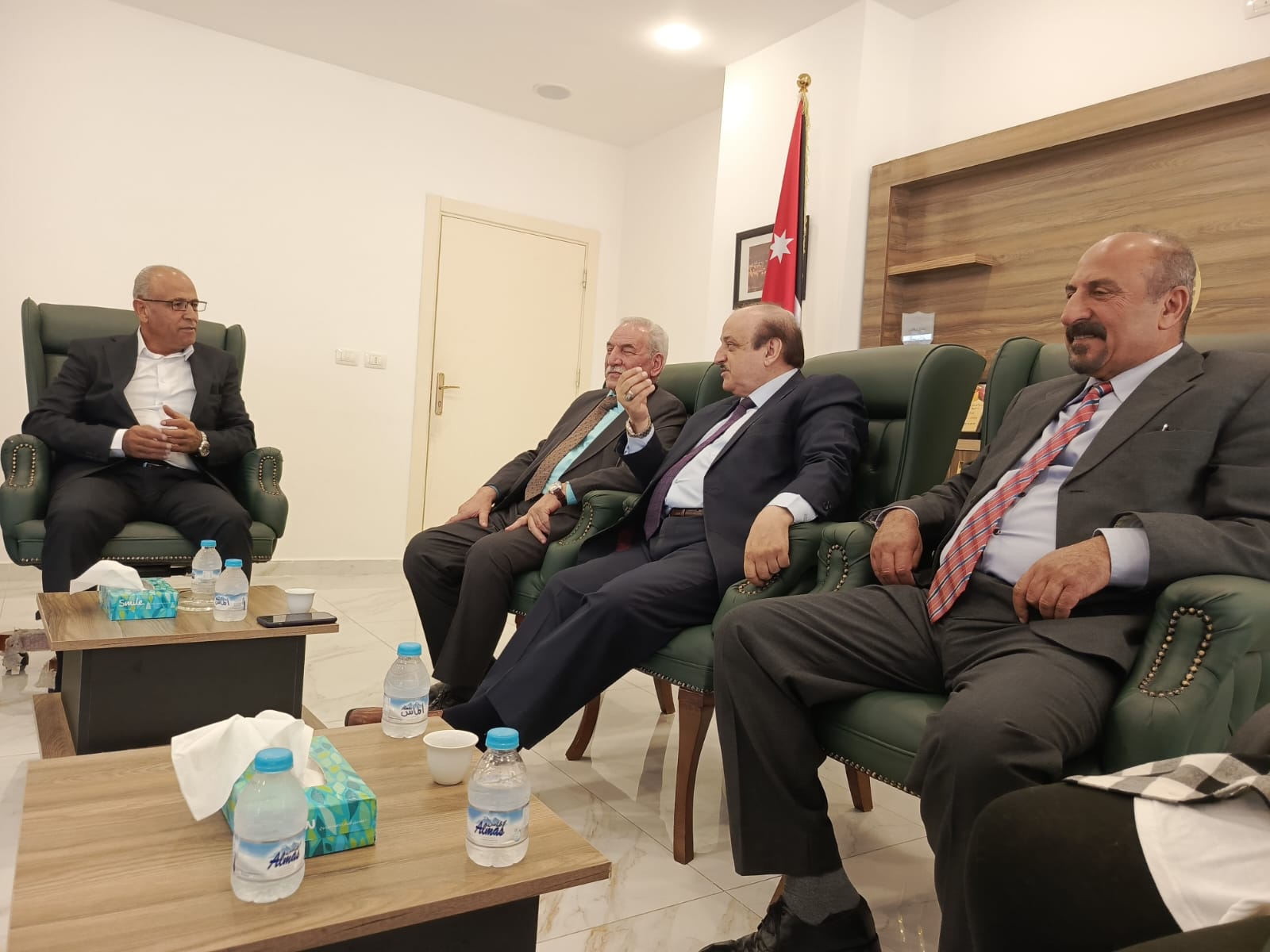 حزب البناء الوطني يزور مجلس محافظة البلقاء