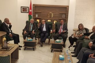 حزب البناء الوطني يزور مجلس محافظة البلقاء