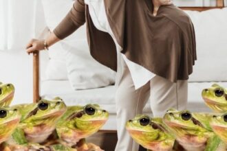 مسنة صينية تبتلع 8 ضفادع حية لعلاج آلام الظهر والنتيجة غير متوقعة