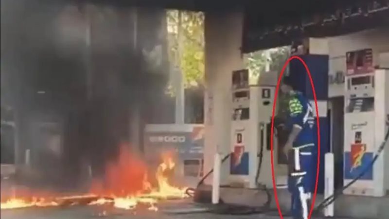 عامل يشعل محطة وقود انتقامًا من حبيبته في لبنان