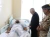 العيسوي يطمئن على البطل البارالمبي وصفي الفريحات بعد إصابتهما