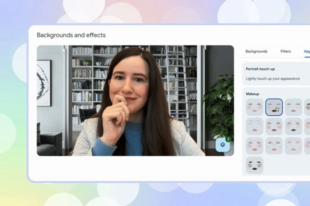 بشرى سارة للإناث… غوغل تتيح مكياجًا افتراضيًا واقعيًا في Google Meet