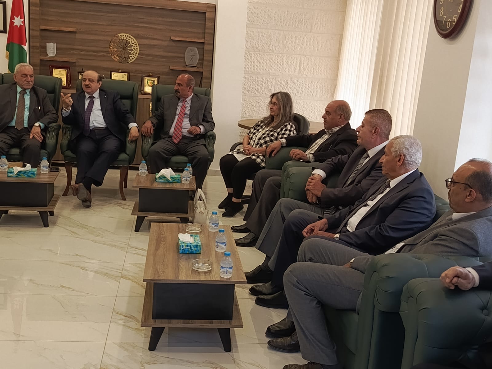 حزب البناء الوطني يزور مجلس محافظة البلقاء