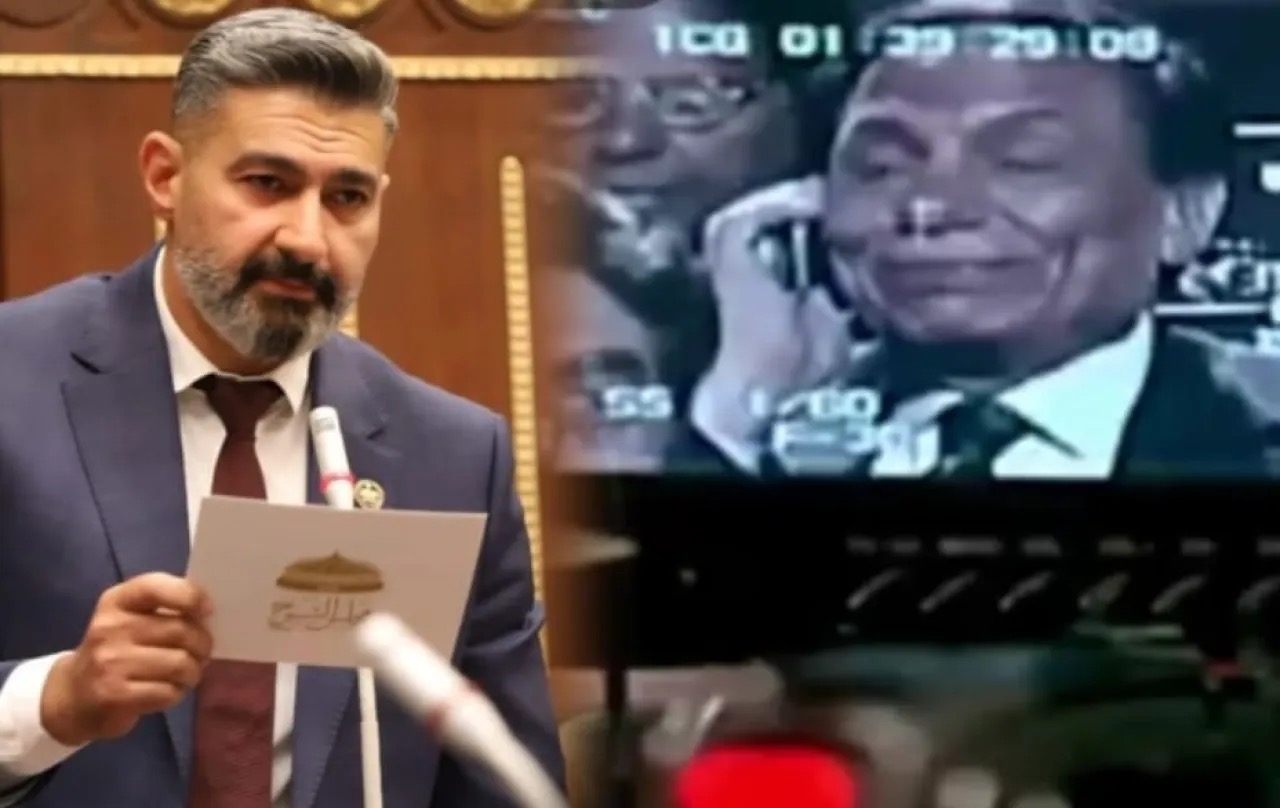 ياسر جلال يثير السخرية بمحادثة هاتفية داخل مجلس الشيوخ