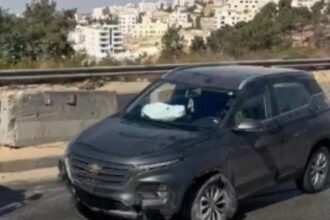 اصابتان نتيجة حادث تصادم بين سيارة وقلاب في ناعور