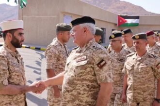 الحنيطي يتفقد كتيبة حرس الحدود ويشيد بأدائها