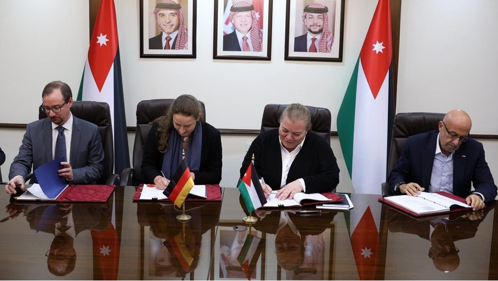 الأردن يوقّع اتفاقية تمويل ألمانية لمشروع تطوير المياه