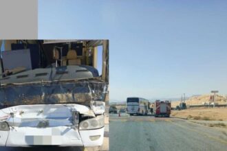 عاجل | إصابة 21 شخص نتيجة تصادم حافلة وتريلا في العقبة