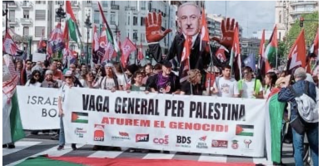 احتجاجات مؤيدة لفلسطين تُغلق أبواب مباراة فالنسيا