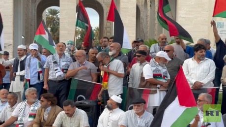مظاهرة حاشدة في طرابلس