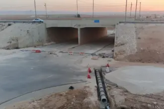 صورة حول : الأشغال: 60% نسبة إنجاز مشروع تصريف مياه الأمطار في نفق حوشا بكلفة نصف مليون دينار الأشغال: 60% نسبة إنجاز مشروع تصريف مياه الأمطار في نفق حوشا بكلفة نصف مليون دينار