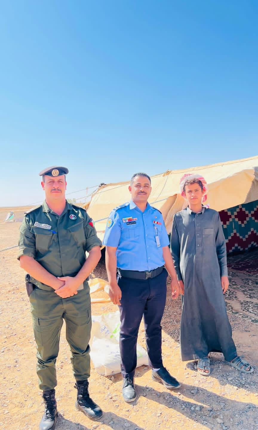 صورة حول : الشرطـة المجتمعيـة في الباديـة الجنوبيـة تنفذ حملـة توعويـة مع قرب فصل الشتاء الشرطـة المجتمعيـة في الباديـة الجنوبيـة تنفذ حملـة توعويـة مع قرب فصل الشتاء