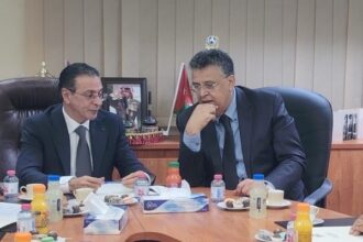 رئيس المحكمة الدستورية الأردنية يلتقي وزير العدل المغربي"صورة"