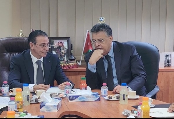 رئيس المحكمة الدستورية الأردنية يلتقي وزير العدل المغربي"صورة"