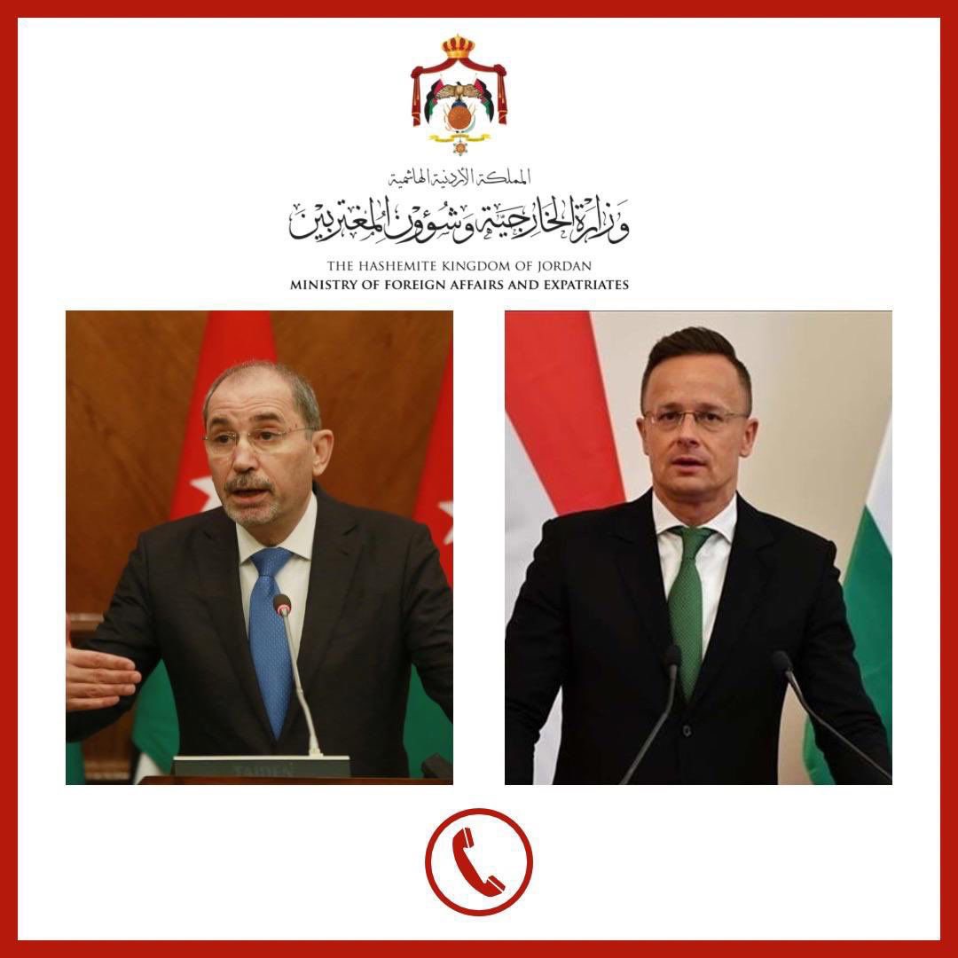 الصفدي يبحث مع وزير الخارجية الكرواتي تطوير العلاقات الثنائية