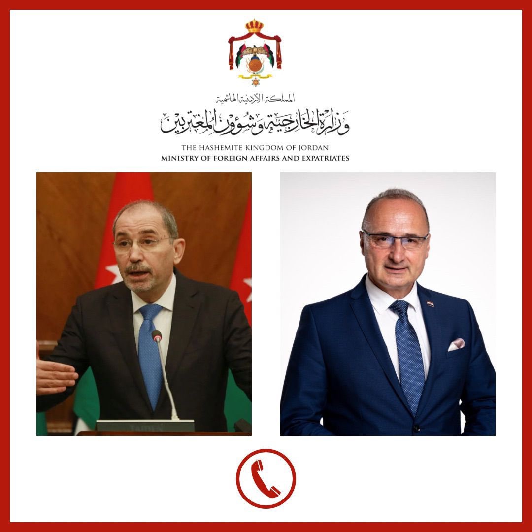 الصفدي يبحث مع وزير الخارجية الهنغاري