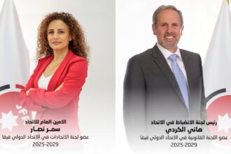 فيفا يعيّن سمر نصار وهاني الكردي في لجان دولية بارزة تقديراً للكفاءة الأردنية