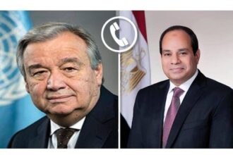 السيسي وغوتيريش يتناولان تنفيذ اتفاق وقف الحرب
