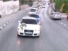 "فاردة" عروسين تغلق نفقا على الأوتستراد