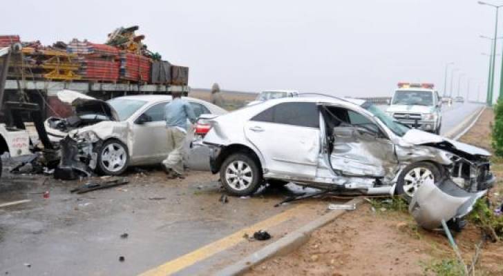 إصابة إثر حادث سير في رغدان