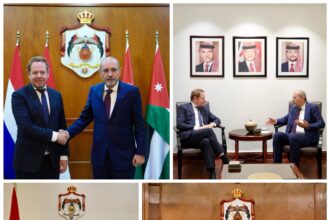 الصفدي يستقبل نظيره الهولندي… تفاصيل
