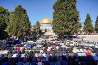 صورة حول : آلاف المصلين يؤدون صلاة الجمعة في المسجد الأقصى آلاف المصلين يؤدون صلاة الجمعة في المسجد الأقصى