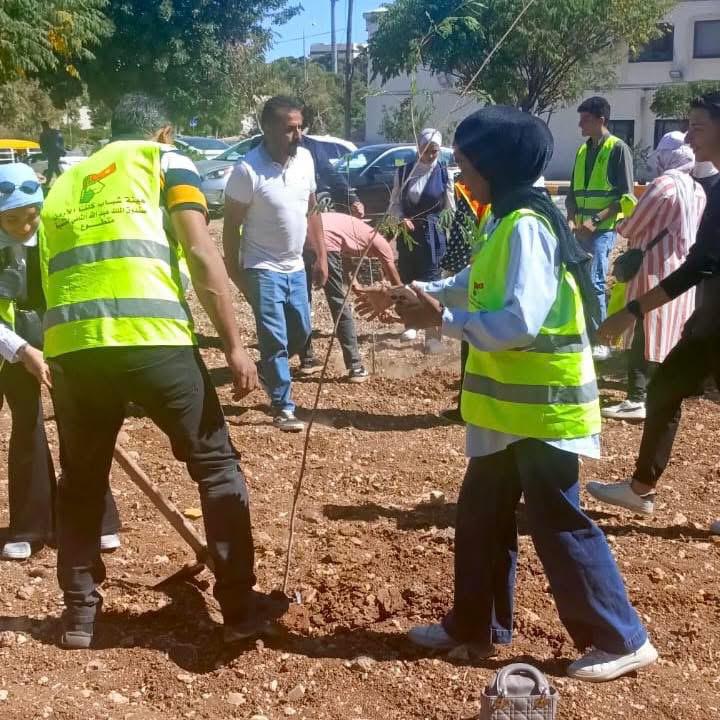 انطلاق الحملة الثالثة من برنامج التطوع الأخضر في مدينة الحسين للشباب