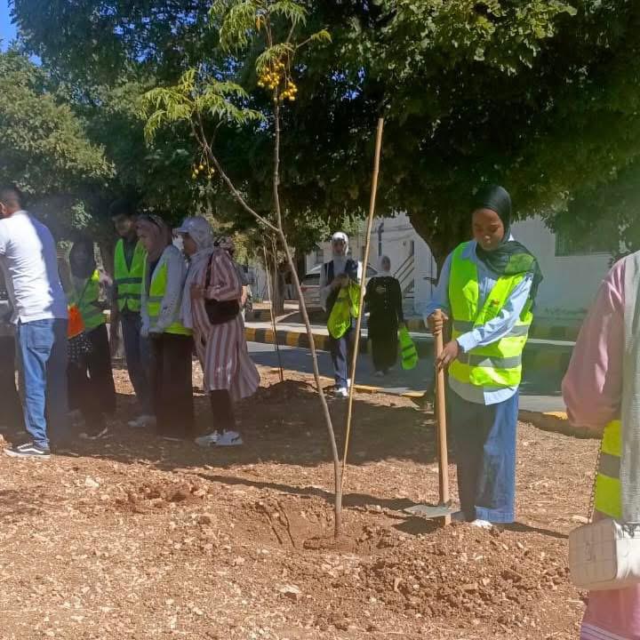 انطلاق الحملة الثالثة من برنامج التطوع الأخضر في مدينة الحسين للشباب