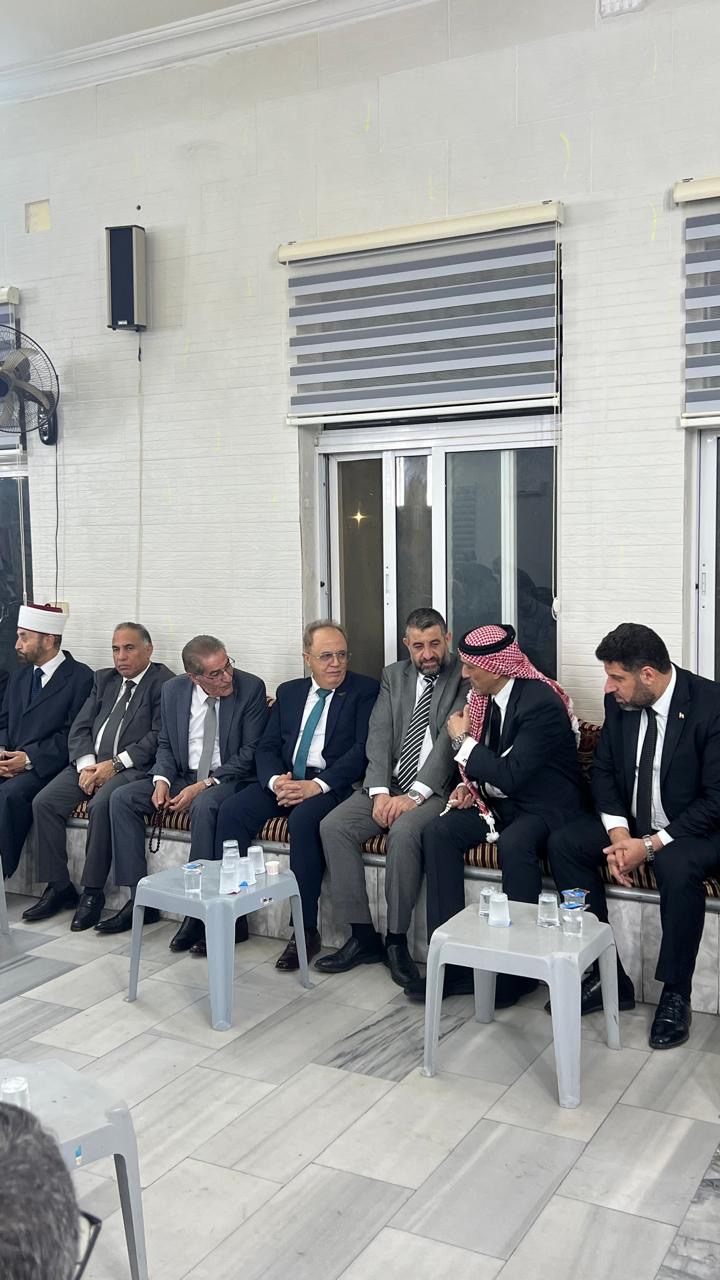 الرئيس السوري يعزي السفير سلمان القضاة بوفاة والده