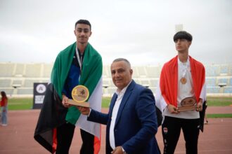 7 ميداليات لألعاب القوى الأردنية في بطولة غرب آسيا للشباب