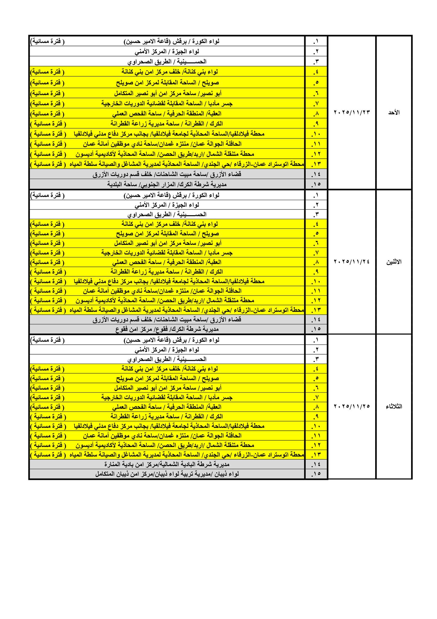 صورة حول : إدارة الترخيص تعلن جداول العمل الشهرية لمحطات «بنوصلك» إدارة الترخيص تعلن جداول العمل الشهرية لمحطات «بنوصلك»