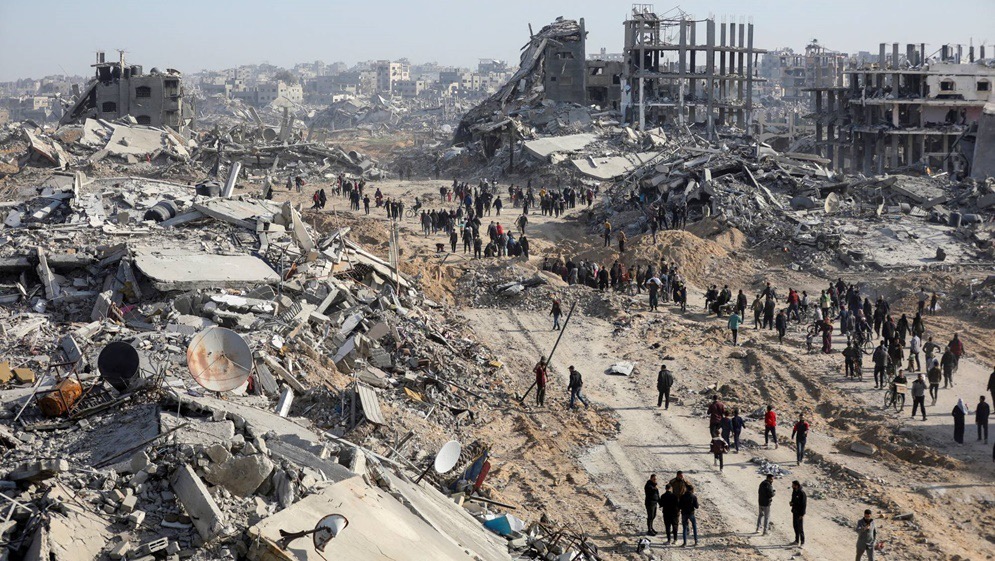 منزل عرفات في غزة يتحول مأوى للنازحين بعد التدمير