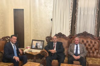 القاضي وعطية في زيارة لرئيس مجلس النواب السابق أحمد الصفدي